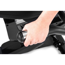 Горизонтальний велотренажер Hop-Sport HS-070L Helix iConsole+ сріблястий, код: 5902308223998