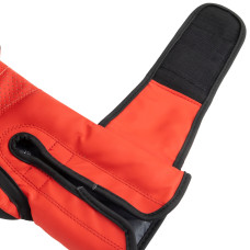 Боксерські рукавиці PowerPlay Matt Challenger 14 унцій, чорний-червоний, код: PP_3086_14oz_Bl/Red