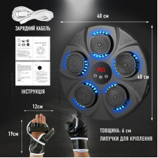 Електрична мішень для боксу EnergyFit з рукавичками, код: EF22