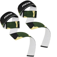 Лямки для тяги RDX W1 Gym Single Strap Camo Green Plus, код: WAN-W1CGN+