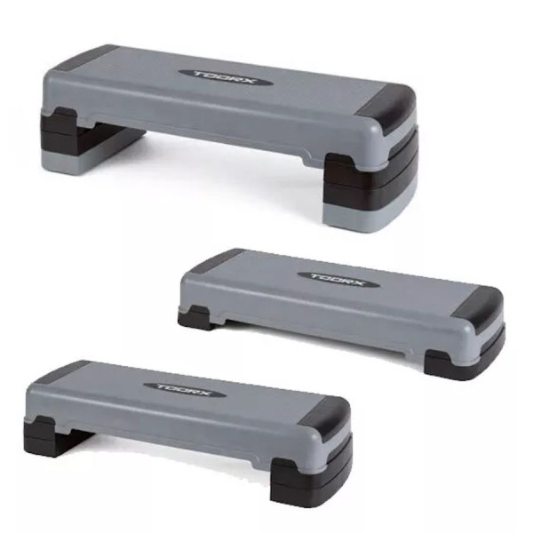 Степ платформа Toorx Advance 3-ступінчаста 90х32,5х15-20-25 см, код: 931109-SVA