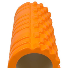 Масажний ролик EasyFit Grid Roller 33 см v.1.1, помаранчевий, код: EF-2020-O-EF