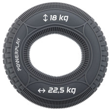 Еспандер кистьовий силіконовий PowerPlay Hand Grip Loops Medium 18-22,5-36 кг, сірий, код: PP_4330_Grey_(18-22.5kg)