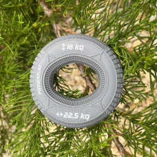 Еспандер кистьовий силіконовий PowerPlay Hand Grip Loops Medium 18-22,5-36 кг, сірий, код: PP_4330_Grey_(18-22.5kg)