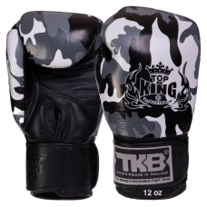 Рукавички боксерські Top King Empower Camouflage шкіряні 12 унцій, камуфляж зелений, код: TKBGEM-03_12G-S52