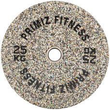 Бамперні диски із структурної гуми Record Bumper Plates 51мм, 25кг, сірий, код: TA-4787-25
