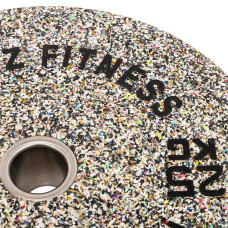 Бамперні диски із структурної гуми Record Bumper Plates 51мм, 25кг, сірий, код: TA-4787-25