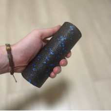 Набір для масажу та йоги PowerPlay EPP (3 м"ячики + валик масажер 15x5,3 см) Blue + резинка 7,5кг., код: PP_4093_Blue