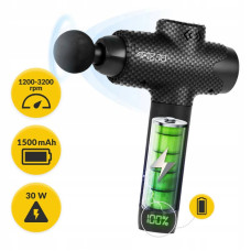 Ручний перкусійний масажер (масажний пістолет) 4Fizjo Massage Gun Evo 30 Вт, код: P-5907739319920