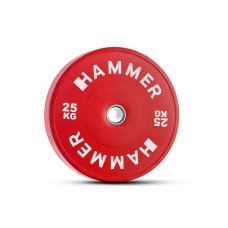 Бамперний диск Hammer 25 кг, червоний, код: 17055-S25