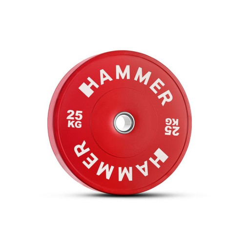 Бамперний диск Hammer 25 кг, червоний, код: 17055-S25