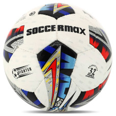 М"яч футбольний Soccermax №5, білий-червоний, код: FB-4424_R