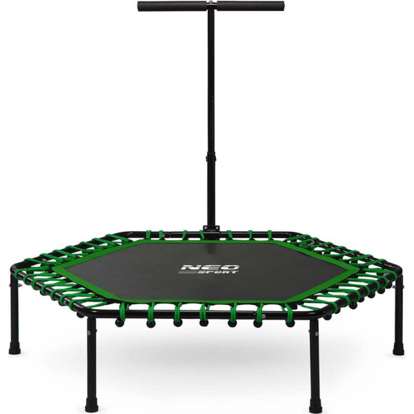 Батут Neo-Sport 11034 FT 127 см, чорний-зелений, код: 5903890604349-IN