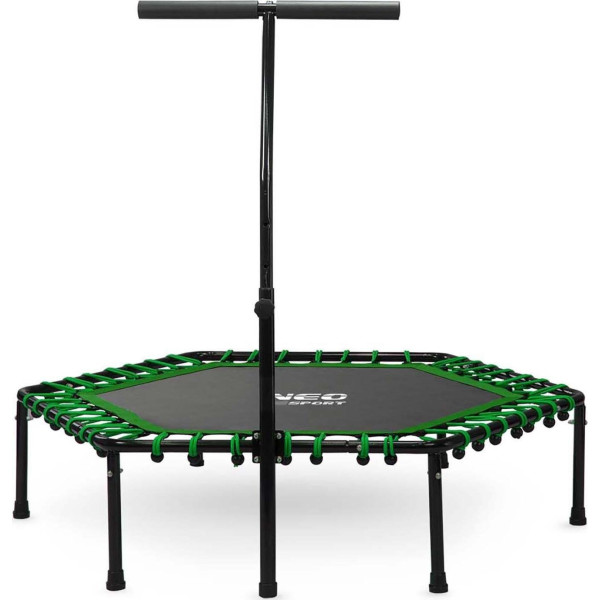 Батут Neo-Sport 11034 FT 127 см, чорний-зелений, код: 5903890604349-IN
