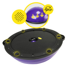Балансувальна платформа (півсфера) Cornix Bosu Ball 58 см з еспандерами Violet, код: XR-0454