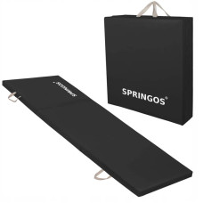 Мат гімнастичний складний Springos 1800x600x30 мм, чорний, код: FA0060