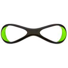 Лопатки вісімки для плавання ласти для рук MadWave Stroke Trainer S (285х105 мм), чорний-зелений, код: M077001_S