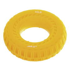 Еспандер кистьовий кільце FitGo Jello навантаження 18кг жовтий, код: JLA470-40LB-S52