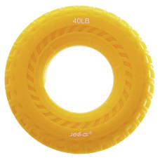 Еспандер кистьовий кільце FitGo Jello навантаження 18кг жовтий, код: JLA470-40LB-S52