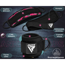 Манжети на щиколотку RDX A4 Gym Ankle Pro Blue Pair, код: WAN-A4U-P