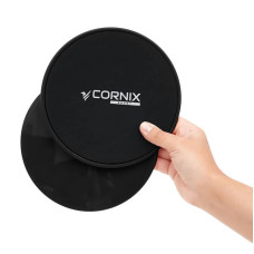 Диски-слайдери для ковзання (глайдингу) Cornix Sliding Disc 2 шт, чорний, код: XR-0178
