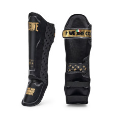 Захист гомілки Leone DNA Rex Leather S, чорний, код: 500217-RX