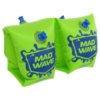 Нарукавники для плавання дитячі надувні MadWave 2шт, 12 років і старше, зелений, код: M075603_12G