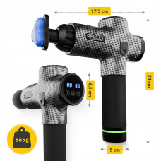 Ручний перкусійний масажер (масажний пістолет) 4Fizjo Massage Gun Ultra Cool Edition 100 Вт, код: P-5905973401470