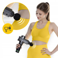 Ручний перкусійний масажер (масажний пістолет) 4Fizjo Massage Gun Ultra Cool Edition 100 Вт, код: P-5905973401470