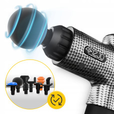 Ручний перкусійний масажер (масажний пістолет) 4Fizjo Massage Gun Ultra Cool Edition 100 Вт, код: P-5905973401470