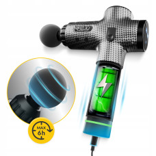 Ручний перкусійний масажер (масажний пістолет) 4Fizjo Massage Gun Ultra Cool Edition 100 Вт, код: P-5905973401470