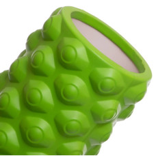Роллер для занять йогою і пілатесом FitGo Grid Bubble Roller 450х140 мм, салатовий, код: FI-6672-Bubble_LG