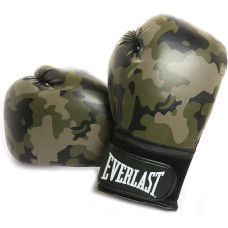 Боксерські рукавиці Everlast Spark Training Glove 16 унцій, чорний-коричневий, код: 009283609535