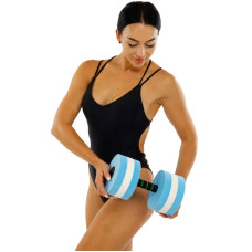 Гантелі для аквааеробіки FitGo блакитний-білий, код: PL-0459