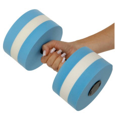 Гантелі для аквааеробіки FitGo блакитний-білий, код: PL-0459
