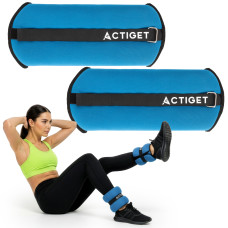 Обважнювачі-манжети для ніг та рук Actiget 2 x 2 кг Blue/Black, код: ACT0130