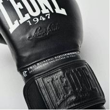 Рукавички боксерські Leone Greatest Black 12 унцій, код: 500169_12