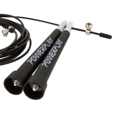 Скакалка швидкісна PowerPlay Ultra Speed Rope 2900 мм, чорний, код: PP_4202_Black