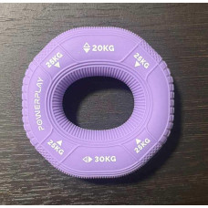 Еспандер кистьовий силіконовий PowerPlay Hand Grip Medium 20-25-30 кг, фіолетовий, код: PP_4331_Purple_(20-25-30)