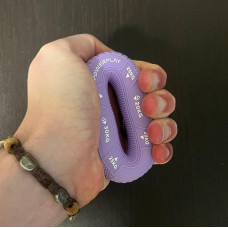 Еспандер кистьовий силіконовий PowerPlay Hand Grip Medium 20-25-30 кг, фіолетовий, код: PP_4331_Purple_(20-25-30)