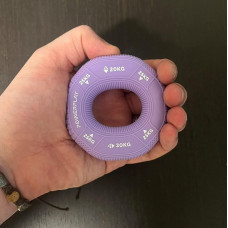 Еспандер кистьовий силіконовий PowerPlay Hand Grip Medium 20-25-30 кг, фіолетовий, код: PP_4331_Purple_(20-25-30)