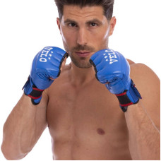 Рукавички для змішаних єдиноборств MMA Velo S синій, код: ULI-4023_SBL