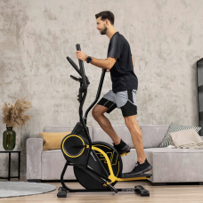 Орбітрек магнітний Hop-Sport HS-450B Dynamic чорно-жовтий, код: 5902308228795