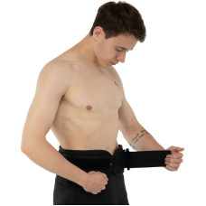 Пояс атлетичний посилений регульований Ezous Training Belt 2.0 розмір L, чорний, код: O-09_L