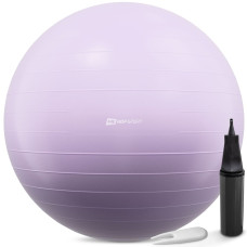 Фітбол Hop-Sport 85см бузковий + насос, код: 5902308235922